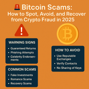 🚨 Bitcoin Scams: How to Spot, Avoid, and Recover from Crypto Fraud in 2025